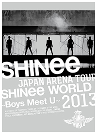 「JAPAN ARENA TOUR SHINee WORLD 2013 ～Boys Meet U～」初回生産限定DVD&Blu-rayジャケット写真